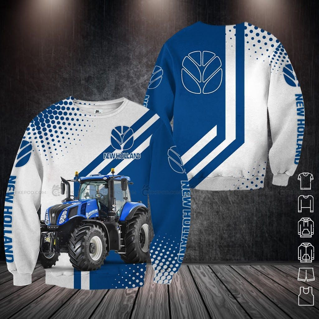 NH Tractor 3D All Over Printed Clothes NHL20