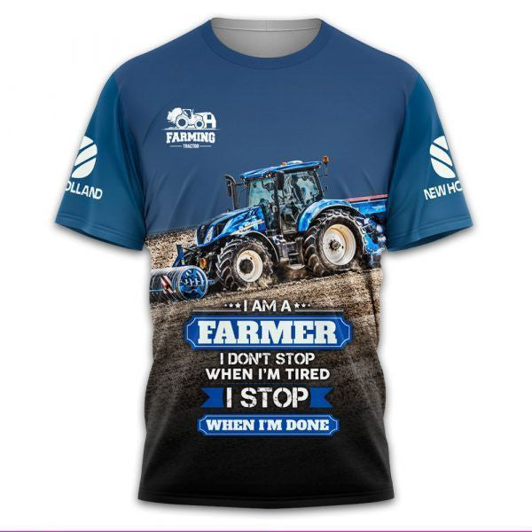 NH Tractor 3D Printed Love My Job FM39