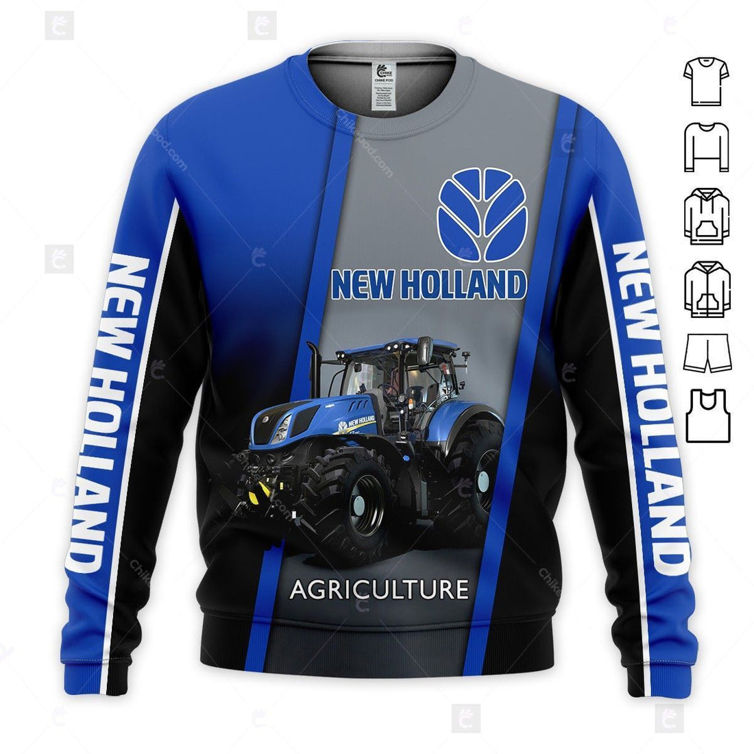 NH Tractor 3D All Over Printed Clothes NHL11