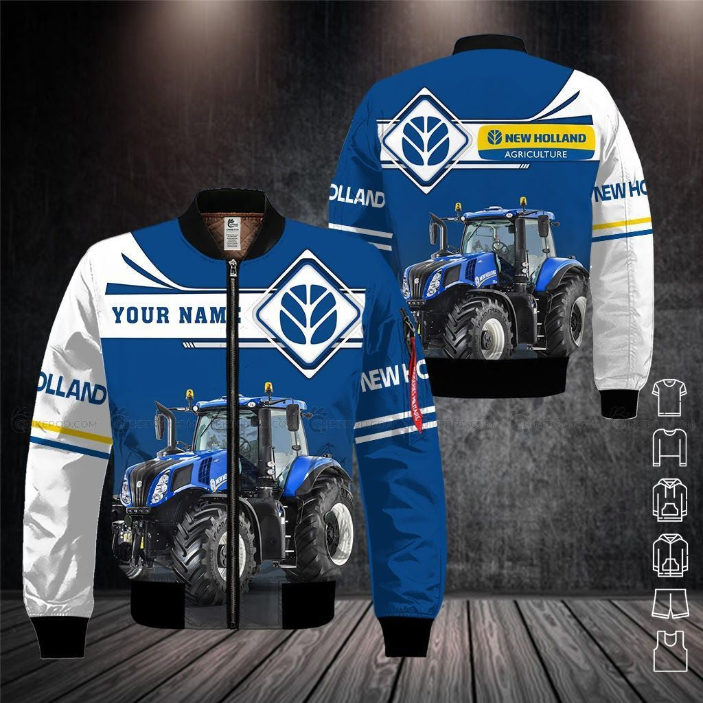 NH Tractor 3D All Over Printed Clothes NHL09